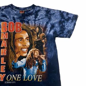 Bob Marley タイダイプリント バンドTシャツ HOT EAGLE ボディ ボブマーリー ホットイーグル 