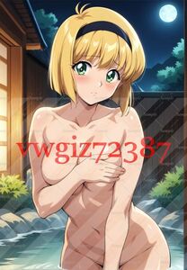 AN-3610 1G 細川美樹 地獄先生ぬ～べ～ 同人 A4サイズ ポスター アニメ 高品質 anime 美少女 巨乳 イラストアートポスター