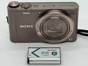 ジャンク SONY デジタルカメラ サイバーショット DSC-WX300 ブラウン 即決