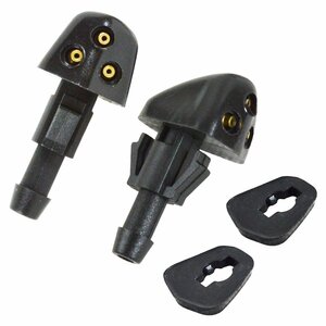 [ free shipping ] Suzuki all-purpose 3 hole washer nozzle Hustler MR31 MR41 Wagon R MH23 MH34 MH44 left right set 3. front washer 