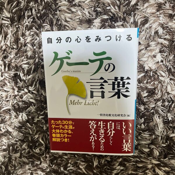 自分の心をみつけるゲーテの言葉