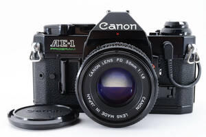 ★☆【外観美品！】 #2040555 CANON キヤノン AE-1 PROGRAM + NEW FD 50mm F1.8☆★