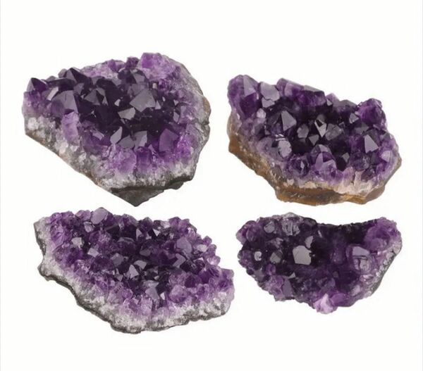 20〜40g 1つ　アメジストクラスター 紫水晶 原石 天然石