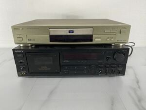 SONY cassette deck TOSHIBA video deck SD-1200 TC-K222ESL