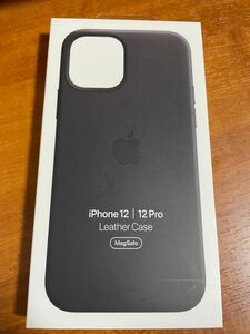 正規品 純正新品 iPhone12\\12pro レザーケース ブラック
