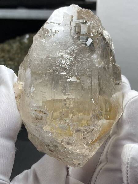 【ハイクラス】パキスタン スカルド産 ヒマラヤ水晶 約362g 磨きなし 0620