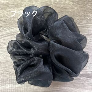 40.〈ハンドメイド〉シュシュ オーガンジーシュシュ メンバーカラー