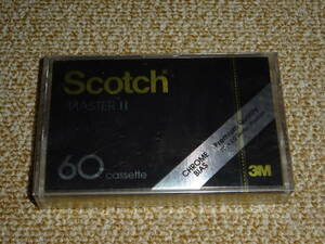 ★今週のちょっと珍しい一巻★ 日本Scotch 「MASTERⅡ」 高性能タイプ 新品未開封 カセットテープ