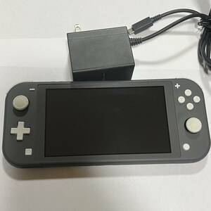 動作確認済み Nintendo Switch Lite グレー 充電器 付き ニンテンドースイッチライト スイッチ ライト 任天堂 