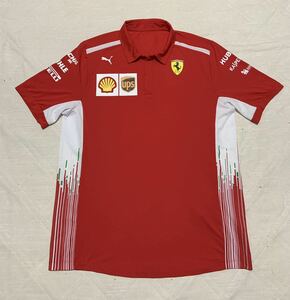  Ferrari F1 главный .2018 рубашка-поло размер US.L used