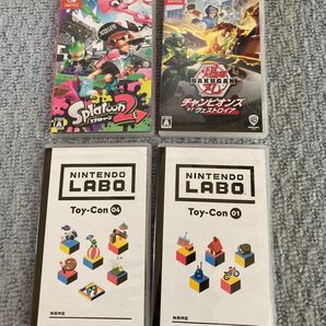 Switch スプラトゥーン2 等 ソフト×4動作品