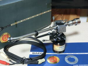 ** SAEC WE-308SX original box,PHONO cable, stabilizer AS-500E attaching **