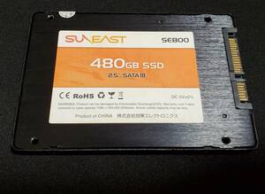 SUNEAST SSD 480GB время использования :5576 час 