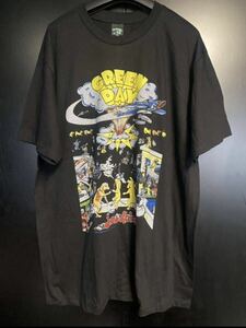 希少 GREEN DAY TOUR Tシャツ　ブラック　USA製 サイズXL グリーンデイ バンドTシャツ 