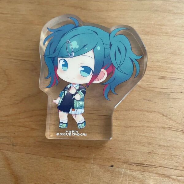プロセカ、レオニード、初音ミクのころっとです。アクリルブロックです。