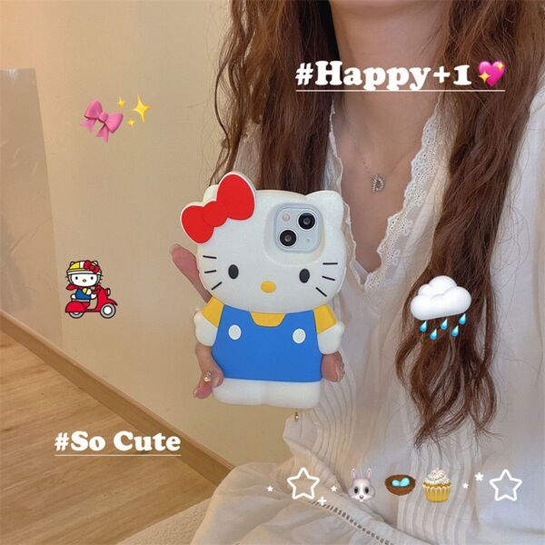 iPhone 13/14/15ケーススマホケースハローキティアイホンケース サンリオアイホンケース