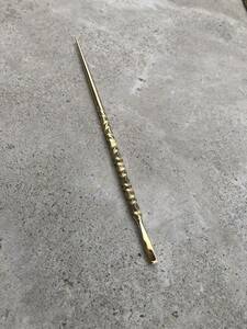brass wave point soil stick ソイルスティック 根かき棒