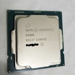Intel Core Celeron G5905 10世代CPU 動作確認済