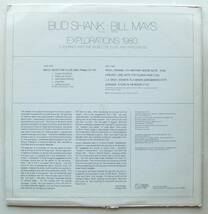◆ BUD SHANK - BILL MAYS / Explorations : 1980 ◆ Concord Concerto CC-2002 ◆ T_画像2