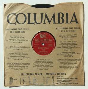 ◆ FRANK SINATRA ◆ Homesick - That ' s All / A Friend Of Yours ◆ Columbia 36820 (78rpm SP) ◆