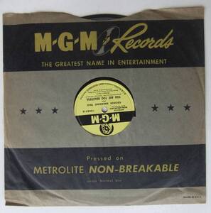 ◆ GEORGE SHEARING ◆ Good To The Last Bop / You Are Too Beautiful ◆ MGM 10487 (78rpm SP) ◆