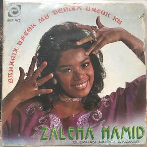 EP Malaysia「 Zaleha Hamid 」Tropical Heavy Synth Psych Funk Dangdut Dope 70's 幻稀少人気盤 マレーシア ムラユー