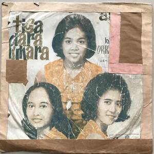 10 インドネシア「 Tiga Dara Asmara 」Tropical Vintage Island Jazz Garage 南洋 Latin Pop 60's 幻稀少録音盤 Indonesia 