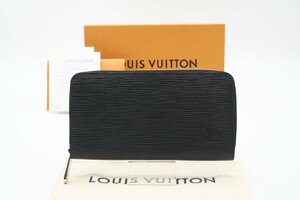 ☆安心の３大保証☆ ABランク ≪LOUIS VUITTON ルイ ヴィトン/ラウンドファスナー長財布≫ M61857 エピ ジッピー ウォレット ノワール 黒