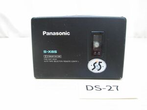 neDS-27[ Junk / operation not yet verification ] Panasonic Panasonic#RQ-S5 black # portable cassette player # battery attaching /S-XBS/ long-term keeping goods 