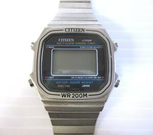 腕時計 CITIZEN シチズン P100-311493 マルチアラーム クロノ タイマー デジタル腕時計☆