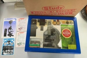 3F1048→ビクセン顕微鏡 　VIXEN 昭和レトロ 知育玩具 中古