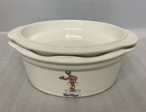 C1045→HITACHI 日立 ディリ容器　電子レンジ用　 Bubs Bunny TINYTOON Adventures TM 1990 Warner Bros. Inc. 中古　陶磁器　食器