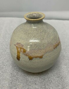 A1019→花瓶　清水焼　林山窯　一輪挿し 花生　花器 陶器 伝統工芸 中古　陶磁器