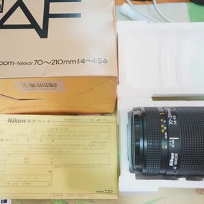 Nikon ニコン　Nikkor 70-210mm F4-5.6 元箱説明書あり　完動品　外観未使用レベルが　訳あり