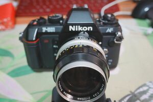 Nikon F501 ニコン レンズ Nikkor-P 105mmF2.5 セット