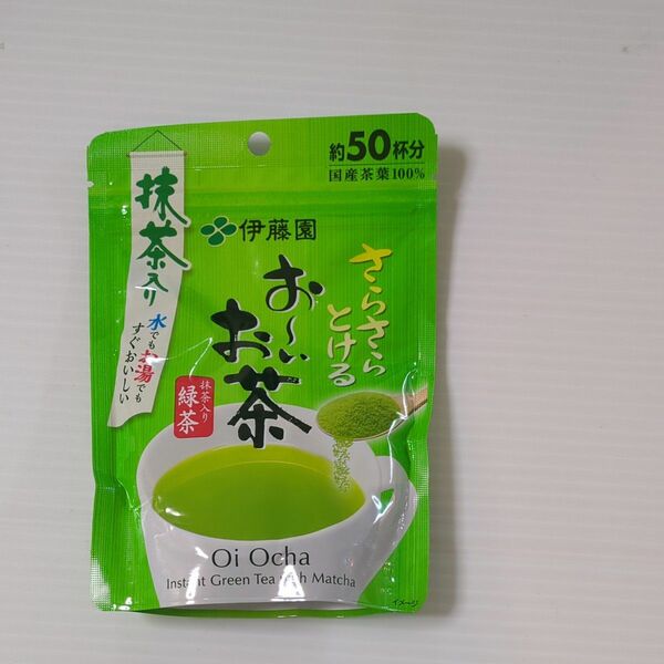 伊藤園 お～いお茶 さらさら抹茶入り緑茶 40g