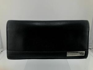 H133/GUCCI グッチ レザー 二つ折り 長財布 小銭入れあり