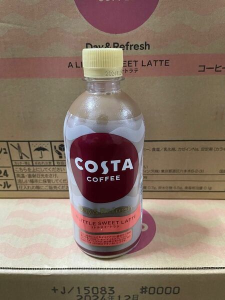 新商品　コスタコーヒー ラテ　2ケース48本