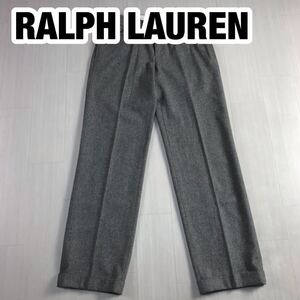 RALPH LAUREN Ralph Lauren слаксы 11 кашемир . серый ... брюки боковой ремень 