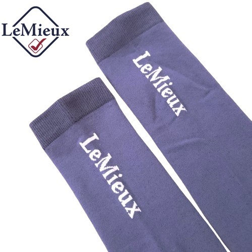 LeMieux コンペティション ソックス グレイッシュブルー ライディングソックス 乗馬 馬術 乗馬ウェア