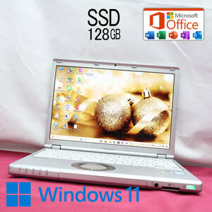 ★完動品 高性能6世代i3！SSD128GB★CF-SZ5 Core i3-6100U Webカメラ Win11 MS Office 中古品 ノートPC★P72525