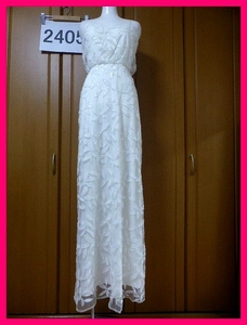  free shipping * Cami dress One-piece S white wedding .../ two next ./ formal / presentation / gratitude . party dress /kyaba/ color dress /. water 