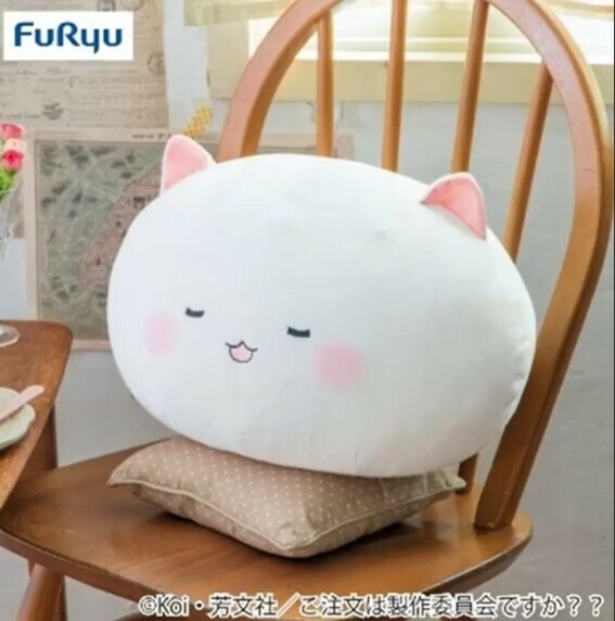 ご注文はうさぎですか？？ もちもちティッピーのBIGぬいぐるみ 全長約３０ｃｍ うさぎの手触りもちもちのクッション★