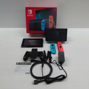 IZU 【中古品】 Nintendo Switch Joy-Con(L) ネオンブルー/(R) ネオンレッド 〈034-240603-YH-03-IZU〉