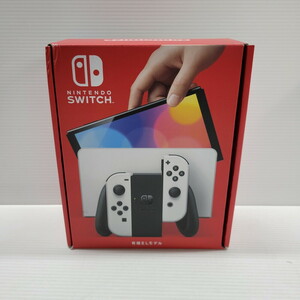 IZU 【未使用品】 Nintendo Switch ニンテンドースイッチ 本体 有機ELモデル ホワイト ※箱ダメージ有 〈034-240606-KM-02-IZU〉