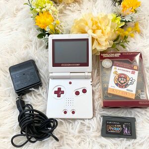 ゲームボーイアドバンスSP ファミコンカラー ソフト付 箱なし