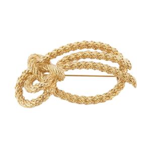 [4jib274] Christian Dior brooch /GP plating / Gold [ used ] lady's 