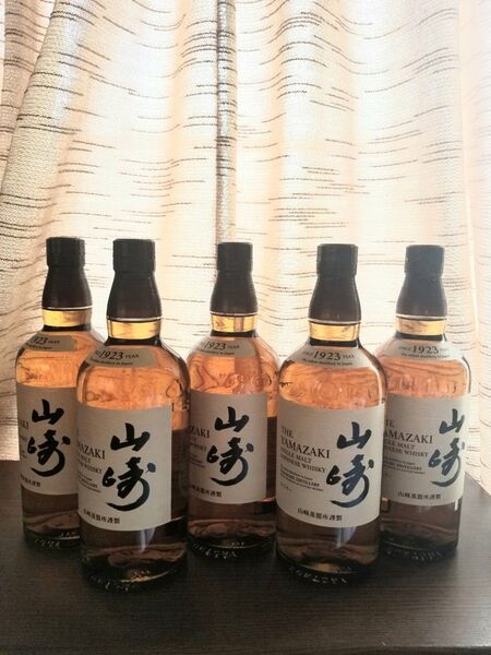 山崎ウイスキー シングルモルト ウイスキー700ml 5本