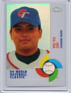 ●リン・ホーユー　カード　Vol.3　2009TOPPS CHROME WORLD BASEBALL CLASSIC REFRACTOR #W57　500枚限定　WBC台湾代表　ホワイトソックス