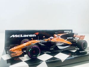 【送料無料】1/43 Minichamps McLaren Honda マクラーレン ホンダ MCL32 #22 J.Button バトン Monaco GP 2017